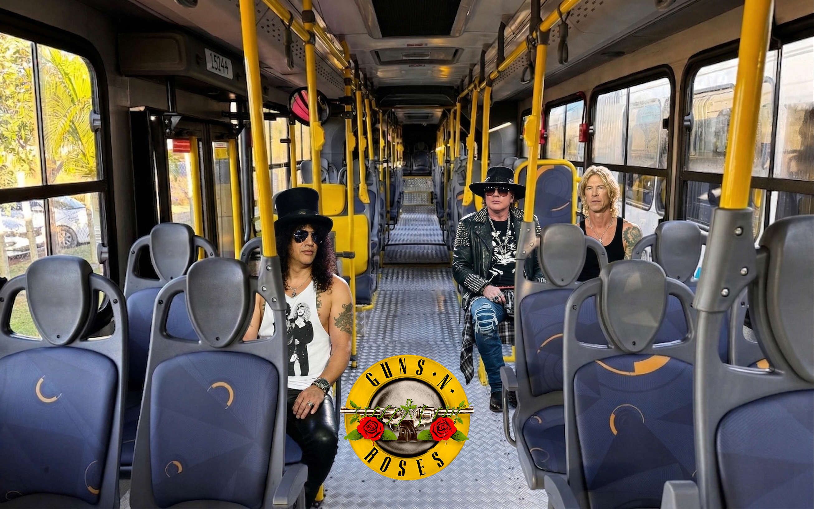 Show do Guns N' Roses em Cariacica de Transcol