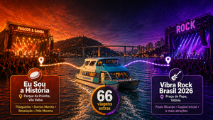 Aquaviário terá 66 viagens extras neste sábado para shows na Prainha e Praça do Papa