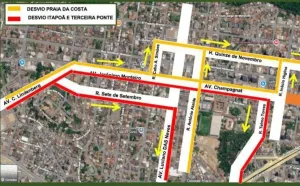 Ponte da Av. Champagnat será demolida a partir de terça (14)
